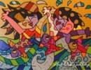 Romero Britto - The-Swimmers.jpg